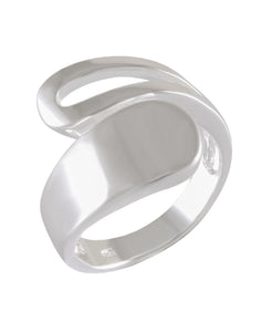 Fluid Form Sterling Silver Band - Model 111-006 (Resizable) - Silver Maker Family 
