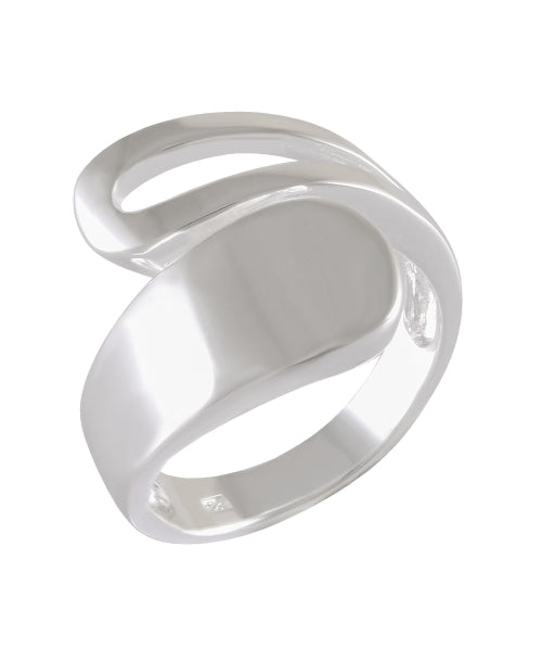 Fluid Form Sterling Silver Band - Model 111-006 (Resizable) - Silver Maker Family 