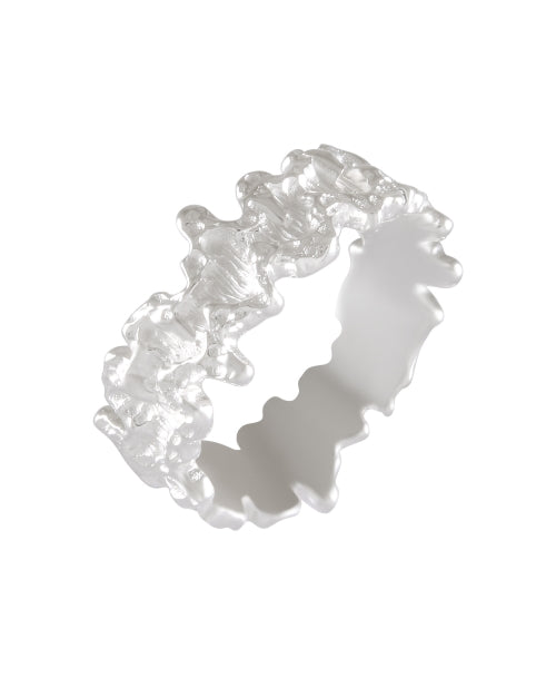 Natural Form Coral Texture Ring - Model 111-009 - Silver Maker Family 
