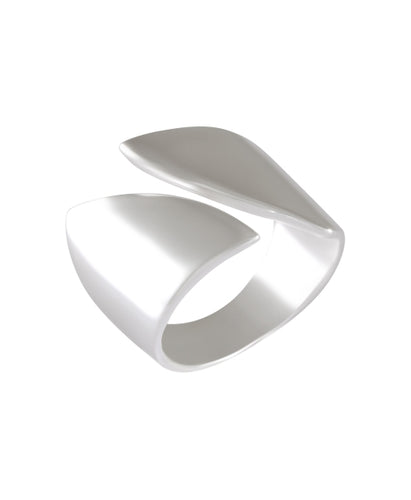 Modern Sculptural Adjustable Ring - Model 111-012 - Silver Maker Family 
