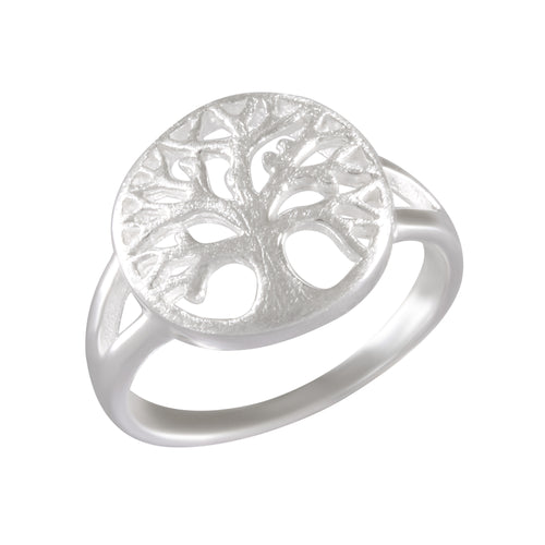 Tree of Life Openwork Ring 92.5% Sterling Silver - Model 111-017 - Silver Maker Family 