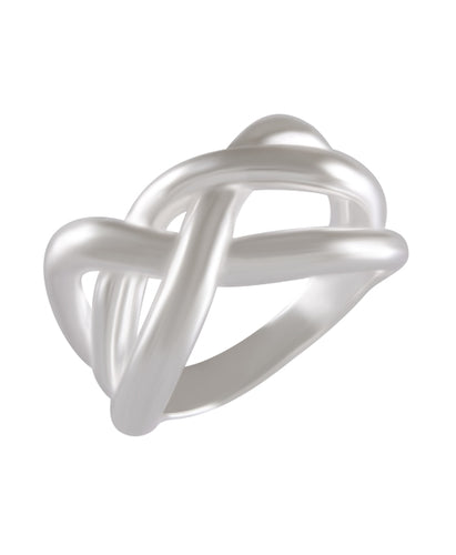 Infinity Knot Elegance Ring 92.5% Sterling Silver - Model 111-055 - Silver Maker Family 