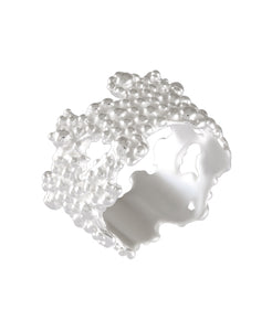 Effervescent Bubble Cluster Ring 92.5% Sterling Silver - Model 111-071 - Silver Maker Family 