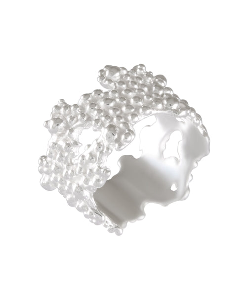 Effervescent Bubble Cluster Ring 92.5% Sterling Silver - Model 111-071 - Silver Maker Family 