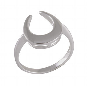 Equestrian Elegance Silver Hoof Ring 92.5% Sterling Silver - Model 111-077 - Silver Maker Family 