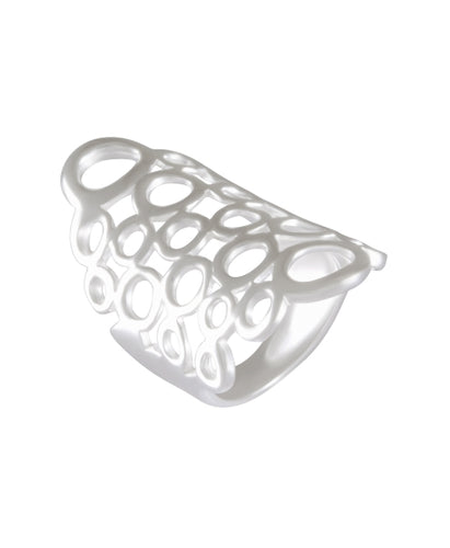 Nature-Inspired Lattice Ring 92.5% Sterling Silver - Model 111-079 - Silver Maker Family 