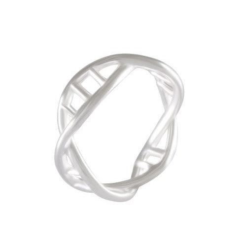 Helix Elegance Silver Band 92.5% Sterling Silver - Model 111-081 - Silver Maker Family 