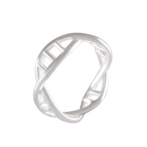 Helix Elegance Silver Band 92.5% Sterling Silver - Model 111-081 - Silver Maker Family 