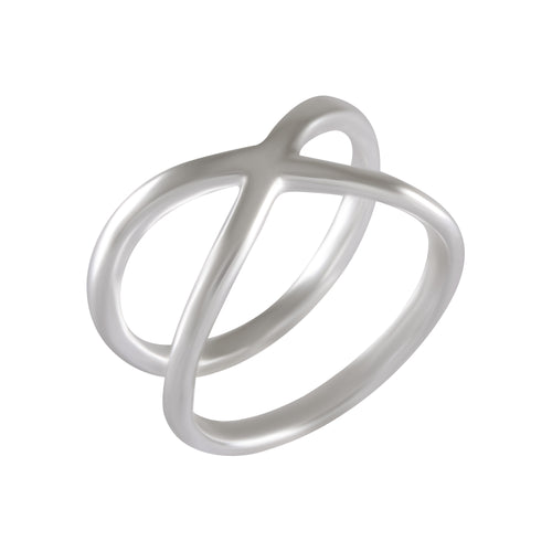 Interlock Harmony Silver Ring 92.5% Sterling Silver - Model 111-089 - Silver Maker Family 
