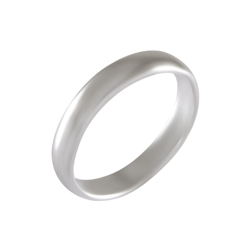 Elegant Classic Silver Band 92.5% Sterling Silver - Model 111-090 - Silver Maker Family 