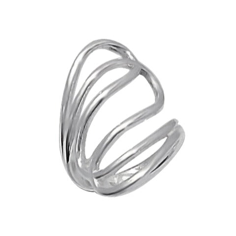 Silhouette Helix Ring 92.5% Sterling Silver - Model 111-105 - Silver Maker Family 