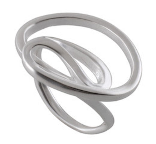 Infinite Elegance Silver Band 92.5% Sterling Silver - Model 111-109 - Silver Maker Family 
