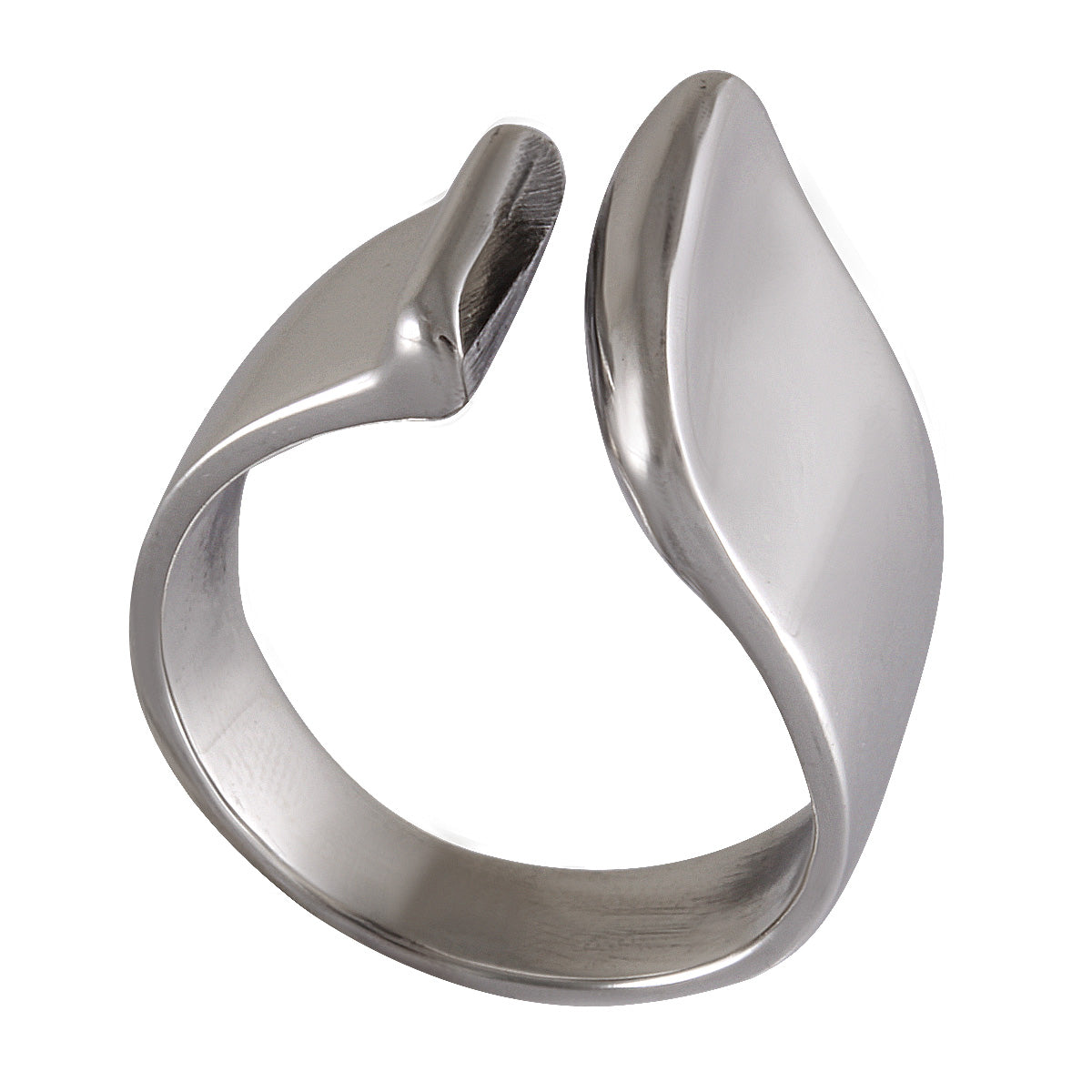 Sweeping Elegance Open Silver Ring 92.5% Sterling Silver - Model 111-112 - Silver Maker Family 