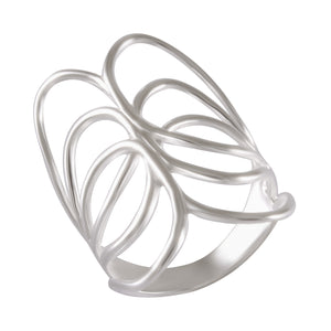 Ethereal Lattice Elegance Ring 92.5% Sterling Silver - Model 111-118 - Silver Maker Family 
