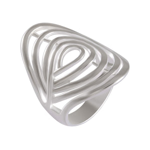 Infinity Embrace Love Knot Ring 92.5% Sterling Silver - Model 111-119 - Silver Maker Family 