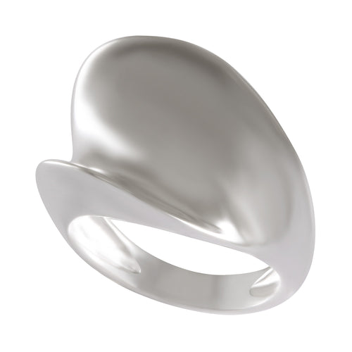 Contemporary Sculptural Silver Wave Ring. 92.5% Sterling Silver - Model 111-121 - Silver Maker Family 