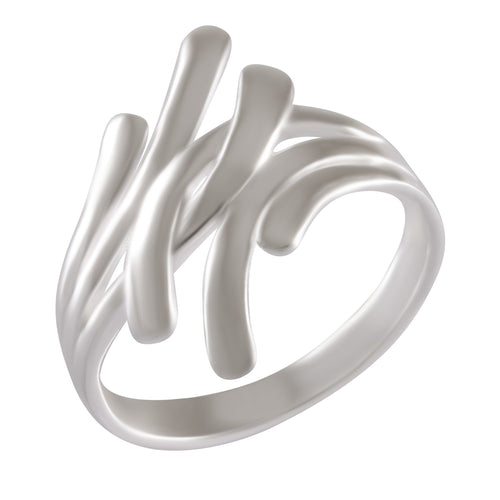Whimsical Swirls Silver Ring 92.5% Sterling Silver - Model 111-125 - Silver Maker Family 