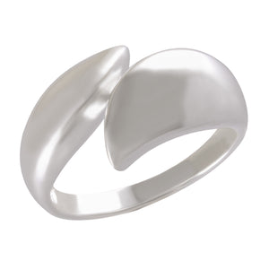 Silken Wrap Silver Ring. 92.5% Sterling Silver - Model 111-130 - Silver Maker Family 