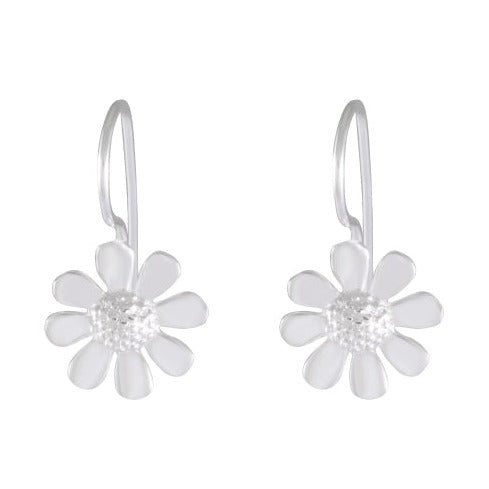 Sunflower Bloom Drop earring 925 Sterling Silver - Model 1211-004 - Silver Maker Family 