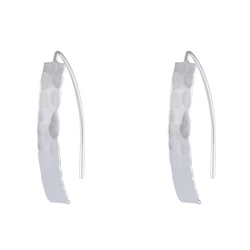 Glistening Reflection Drop earring 925 Sterling Silver - Model 1211-013 - Silver Maker Family 