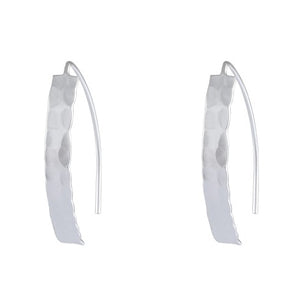 Glistening Reflection Drop earring 925 Sterling Silver - Model 1211-013 - Silver Maker Family 