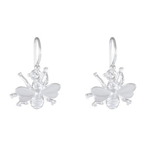 Bee-Inspired Drop earring 925 Sterling Silver - Model 1211-021 - Silver Maker Family 