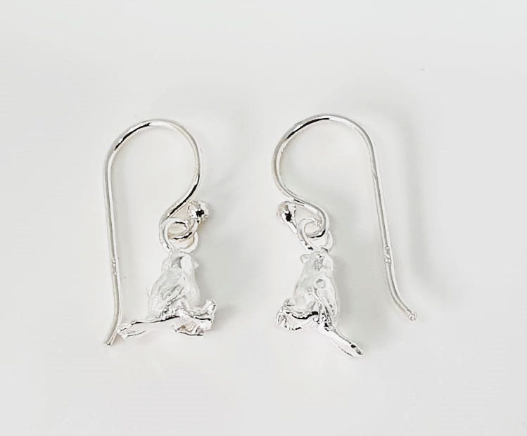 Songbird Drop earring 925 Sterling Silver - Model 1211-026 - Silver Maker Family 