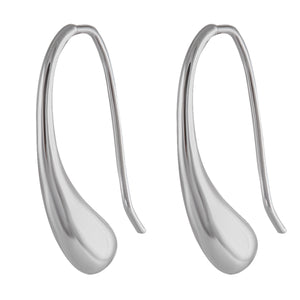 Fluid Elegance Teardrop Drop earring 925 Sterling Silver - Model 1211-037