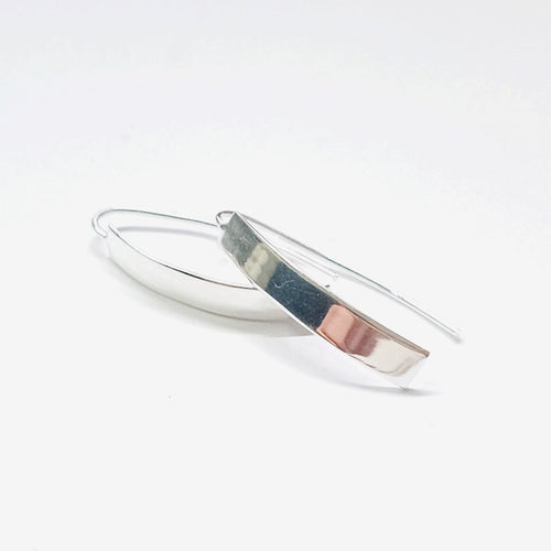 Minimalist Silver Disc Earrings - Silver Maker Family Sleek Sterling Studs - Model 1211-046