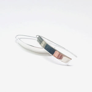 Minimalist Silver Disc Earrings - Silver Maker Family Sleek Sterling Studs - Model 1211-046
