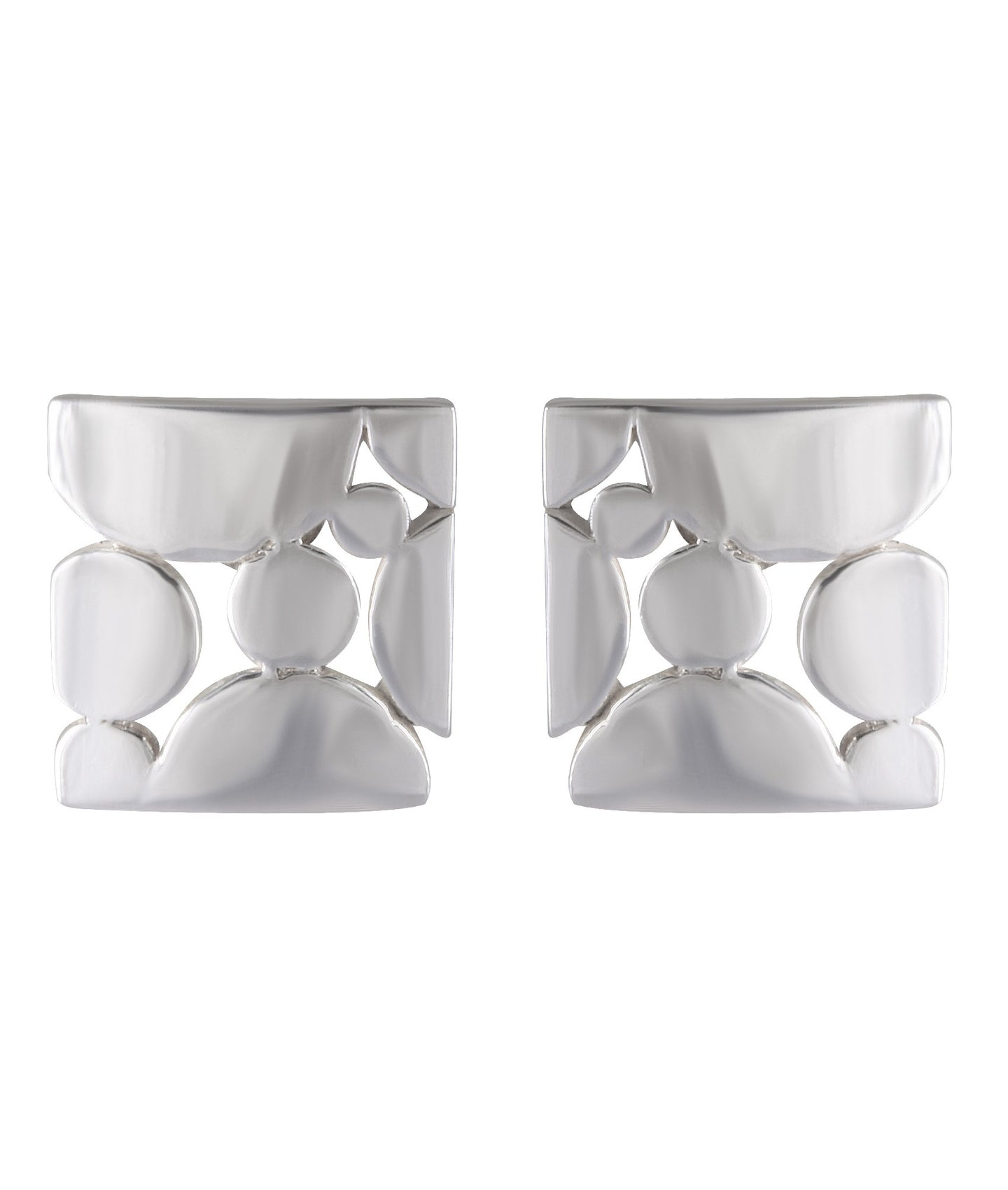 Avant-Garde Geometric Earrings - Model 1217-003