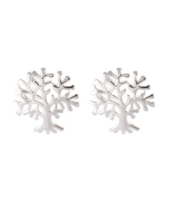 Sterling Silver Tree of Life Stud Earrings - Model 1217-008