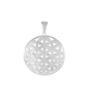 Necklace with Pendant Geometric Harmony Sterling Silver Round - Model 131-009