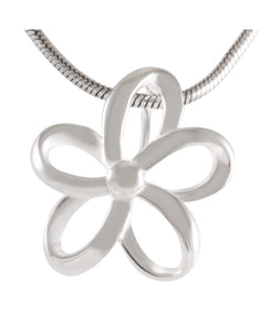 Necklace with Pendant Sculptural Bloom Sterling Silver - Model 131-021