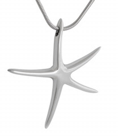 Necklace with Pendant Classic Starfish Sterling Silver - Model 131-031