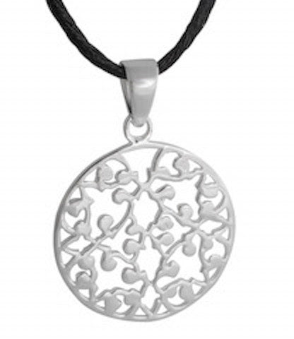 Necklace with Pendant Interlaced Harmony Sterling Silver - Celtic Knot Elegance - Model 131-047