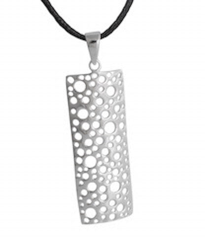 Necklace with Pendant Contemporary Cosmos Sterling Silver - Celestial Harmony - Model 131-048