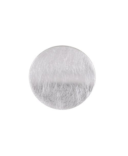 Necklace with Pendant Saturnine Sheen Sterling Silver Disc - Sandblasted Texture - Model 135-046