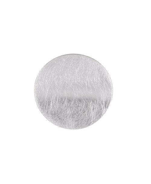 Necklace with Pendant Saturnine Sheen Sterling Silver Disc - Sandblasted Texture - Model 135-046