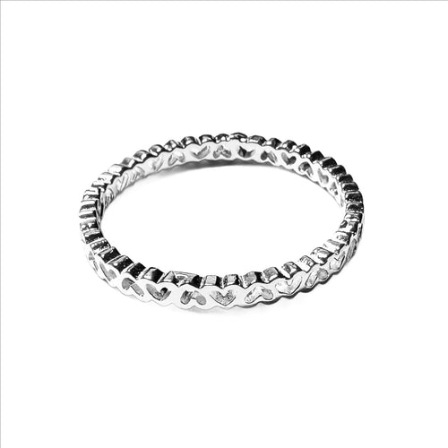 Blossoming Beauty Silver Floral Ring 92.5% Sterling Silver - Model 111-140 - Silver Maker Family 