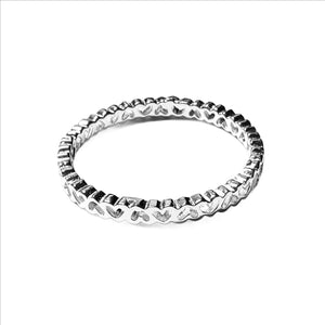 Blossoming Beauty Silver Floral Ring 92.5% Sterling Silver - Model 111-140 - Silver Maker Family 