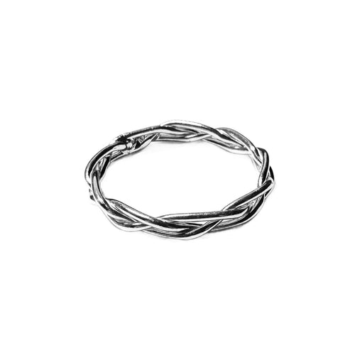 Handwoven Sterling Silver Band 92.5% Sterling Silver - Model 111-141 - Silver Maker Family 